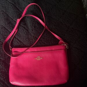 Coach Vibrant Pink Crossbody Bag